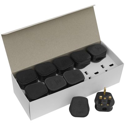 Sealey ASTA Approved Mains Plugs 13amp 240v Pack of 20