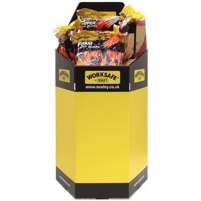 Sealey Worksafe Version 1 Dump Bin of Assorted Work Gloves