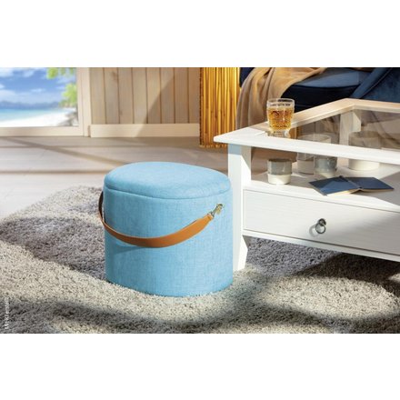 Inter Link Hocker Dilia hellblau MDF
