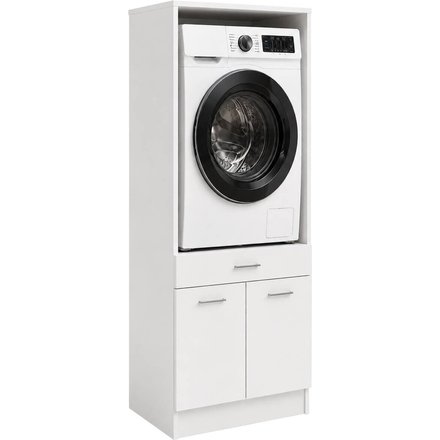 Waschmaschinenschrank Washino weiß