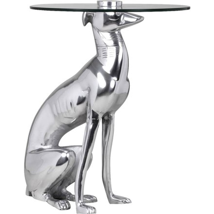 Beistelltisch silber Aluminium