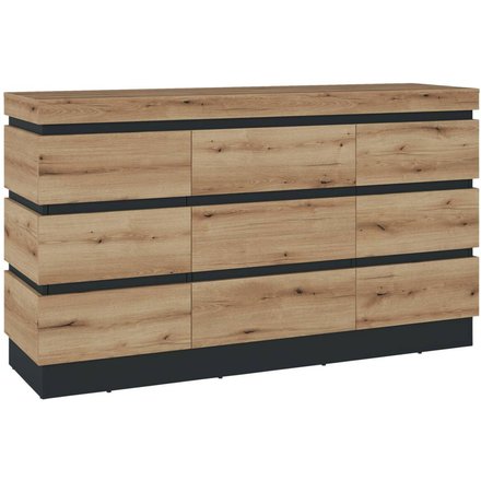Sideboard Corte Eiche Evoke Coast Nachbildung anthrazit