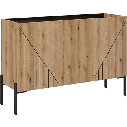 Sideboard Neo Evoke Oak Nachbildung schwarz