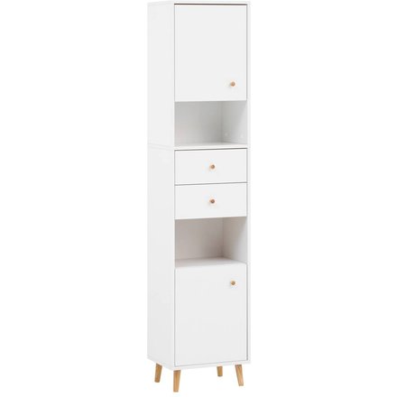 Hochschrank Bjarne weiß matt