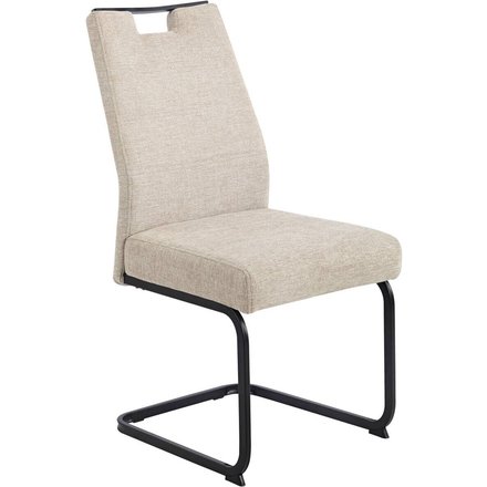 Schwingstuhl Kerstin II beige Webstoff