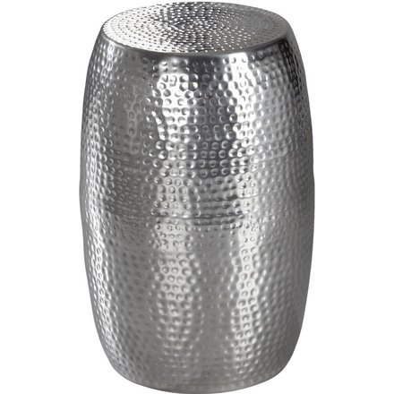 Beistelltisch silber Aluminium
