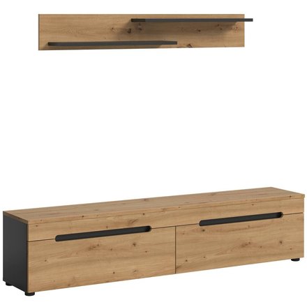 TV-Kommode Canu basaltgrau Nachbildung Artisan Oak Nachbildung