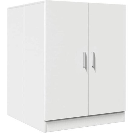 vidaXL Waschmaschinenschrank weiß