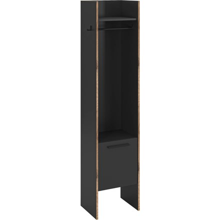 Garderobenschrank Bueno Basalt Nox Oak Nachbildung