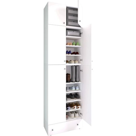 Schuhschrank Lona weiß