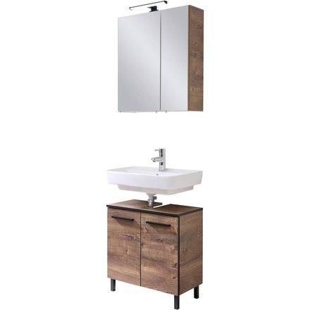 Badezimmer-Set Quickset 374 Eiche Ribeck Nachbildung