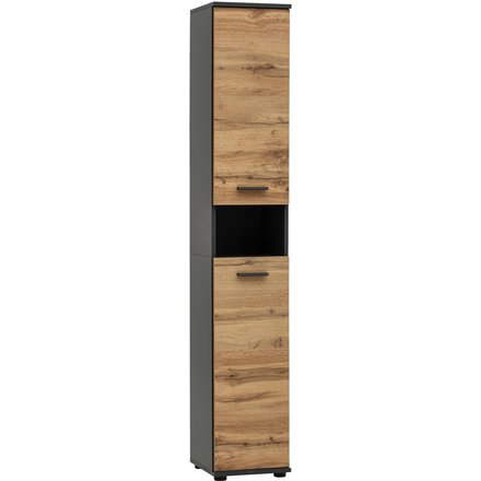 Badhochschrank Lanos Eiche Nachbildung anthrazit