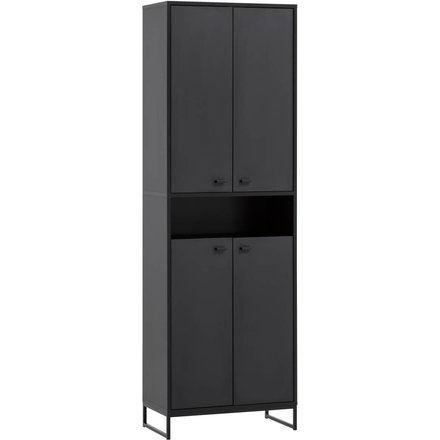Schuhschrank Janne schwarz matt