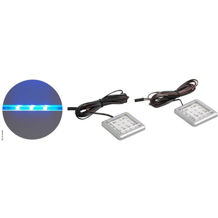 LED-Unterbauspots blau