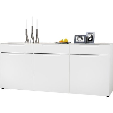 Sideboard Mailand weiß Hochglanz