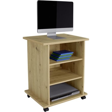 TV-Rollwagen Jürgen Eiche Artisan Nachbildung