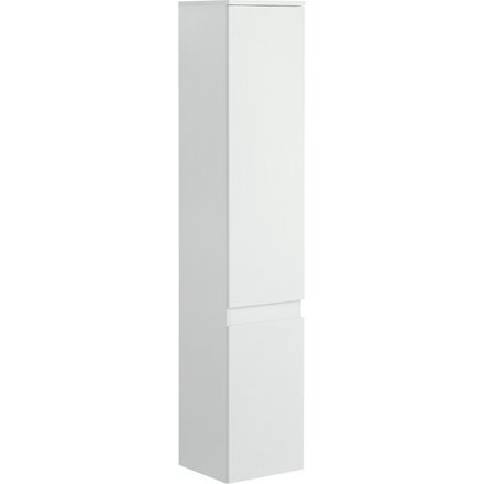 kleankin Badezimmerschrank, Hochschrank mit 5 Ebenen, Badschrank mit Kippschutz, Aufbewahrungsschrank für Badezimmer, Weiß, 30 x 28 x 152,5 cm Aosom