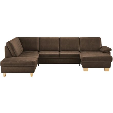 meinSofa Wohnlandschaft Kunstleder Samu, braun