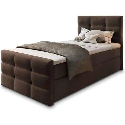 MASSENO Boxbett mit Bettkasten Amon, braun