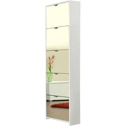 Schuhschrank Dervio, weiß