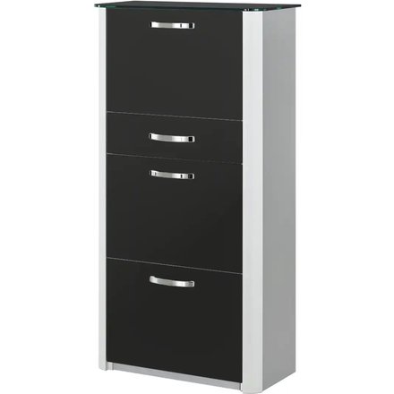 Schuhschrank Juno, schwarz