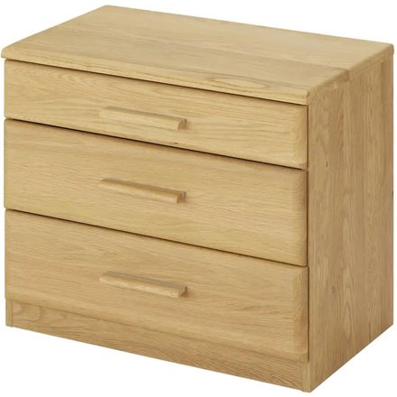 Woodford Nachtkommode teilmassiv Kyran, holzfarben