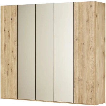 Drehtürenschrank 5-türig Kaja, holzfarben
