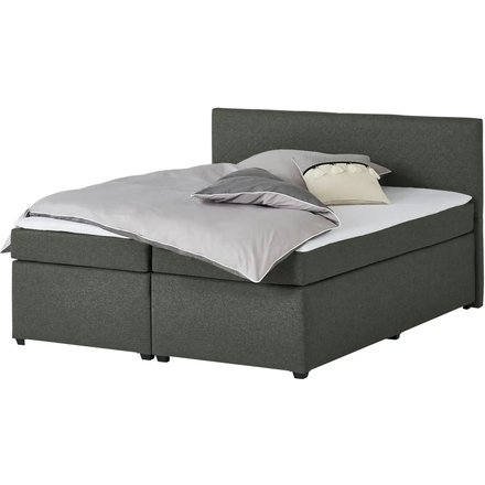 Boxspringbett Countess, grau