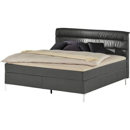 Boxspringbett Lina, grau