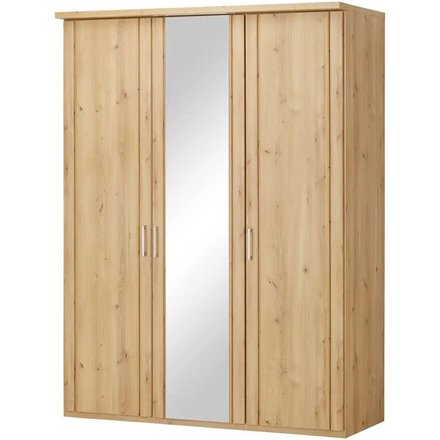Drehtürenschrank, holzfarben