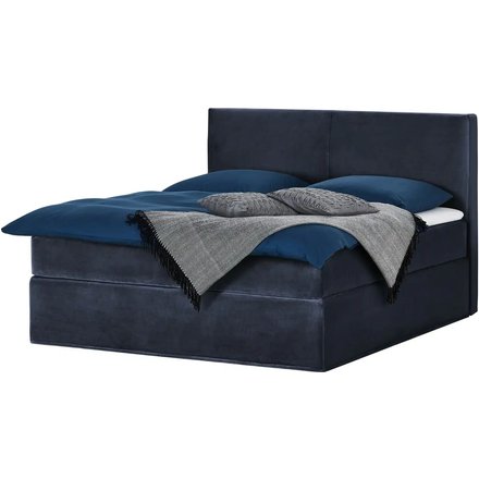 Boxi Boxspringbett 180 x 200 cm Boxi Classic, blau