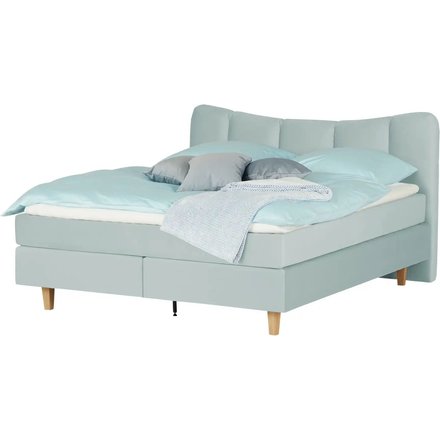 Boxspringbett Dalur, blau