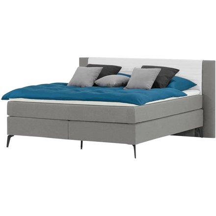 Boxspringbett Synda, grau