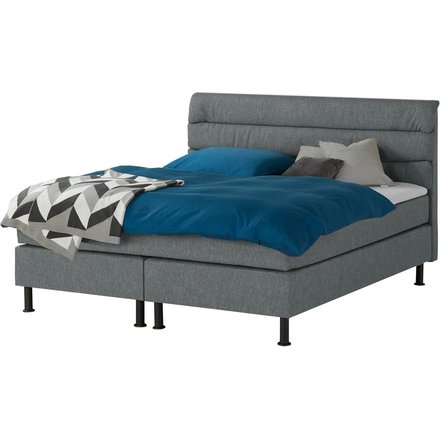 Boxspringbett Lina, grau