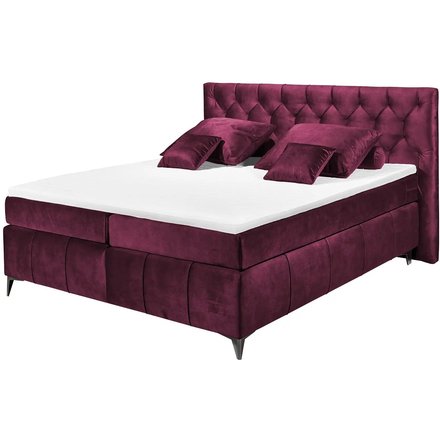 Boxspringbett Pembroke, rot