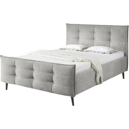meinBett Polsterbettgestell Mariano B, grau