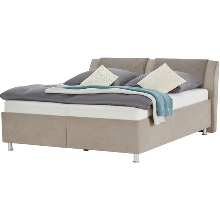 vanDoorn Polsterbett mit Bettkasten Talea, beige