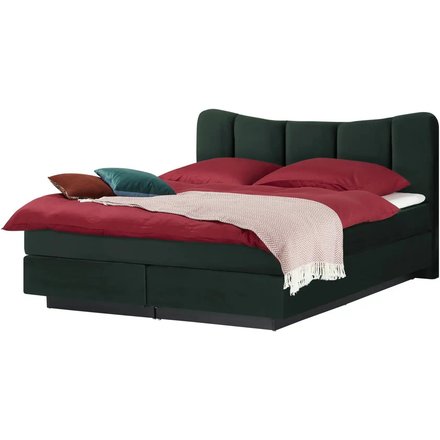 Boxspringbett Dalur, grün