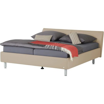 RUF Polsterbett mit Bettkasten Casa, beige