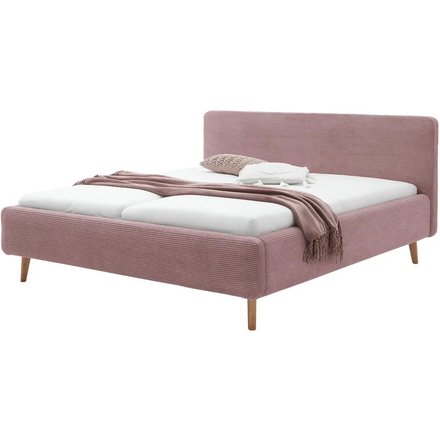 Polsterbettgestell Mattis, rosa/pink