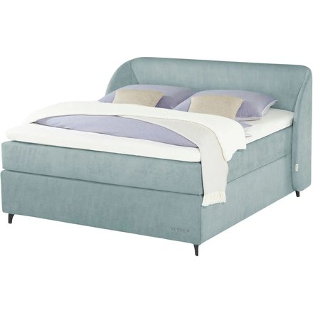 Jette Home Boxspringbett Jette Embrace, blau