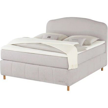 Jette Home Boxspringbett Jette Cloud, grau