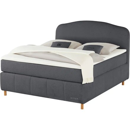 Jette Home Boxspringbett Jette Cloud, grau