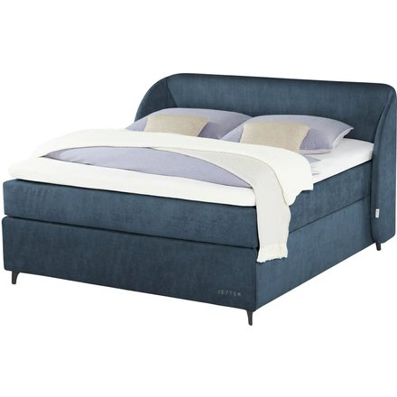 Jette Home Boxspringbett Jette Embrace, blau