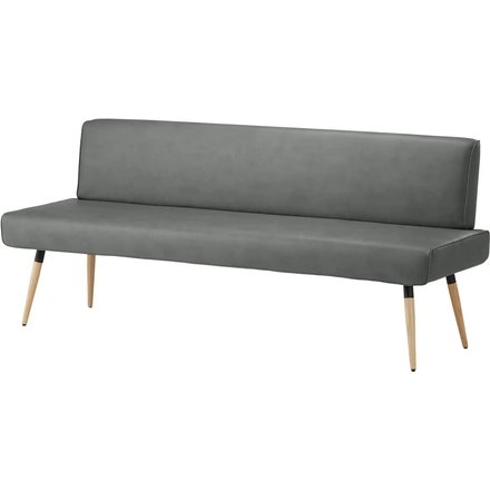 Polsterbank massiv 4402, grau