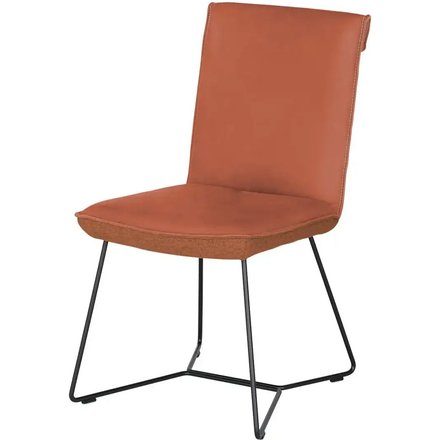 KOINOR Kufenstuhl Leder Schwof, braun