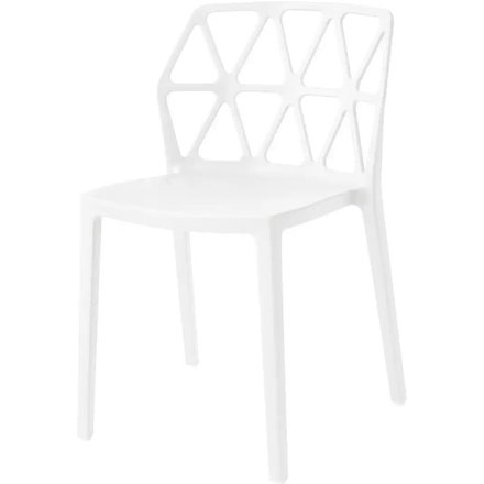 Connubia Stuhl stapelbar Alchemia, weiß
