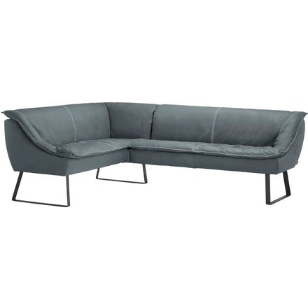 KOINOR Eckbank Leder Alino, blau
