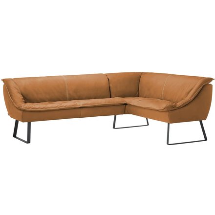 KOINOR Eckbank Leder Alino, orange