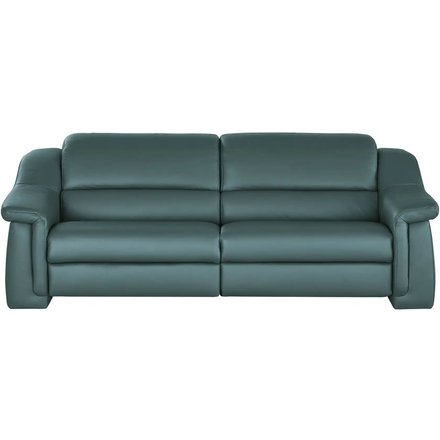 himolla Ledersofa 1501, türkis/petrol